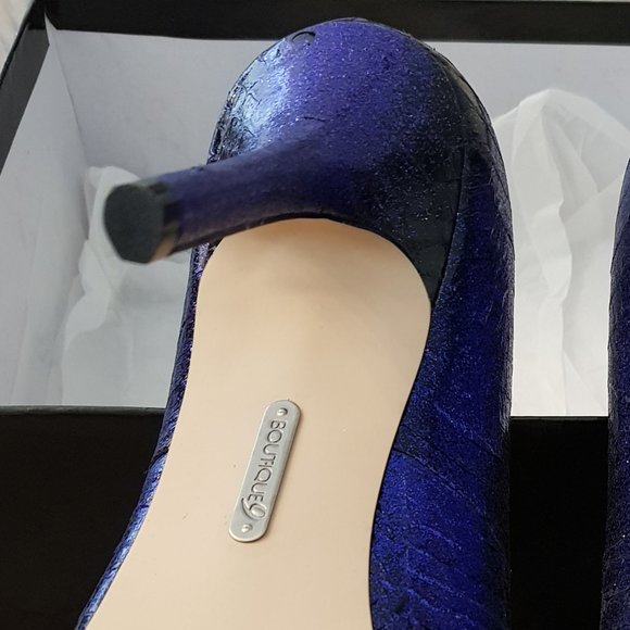 Blue Ombre Snake Pumps Nine West Boutique 9 - Picture 6 of 8